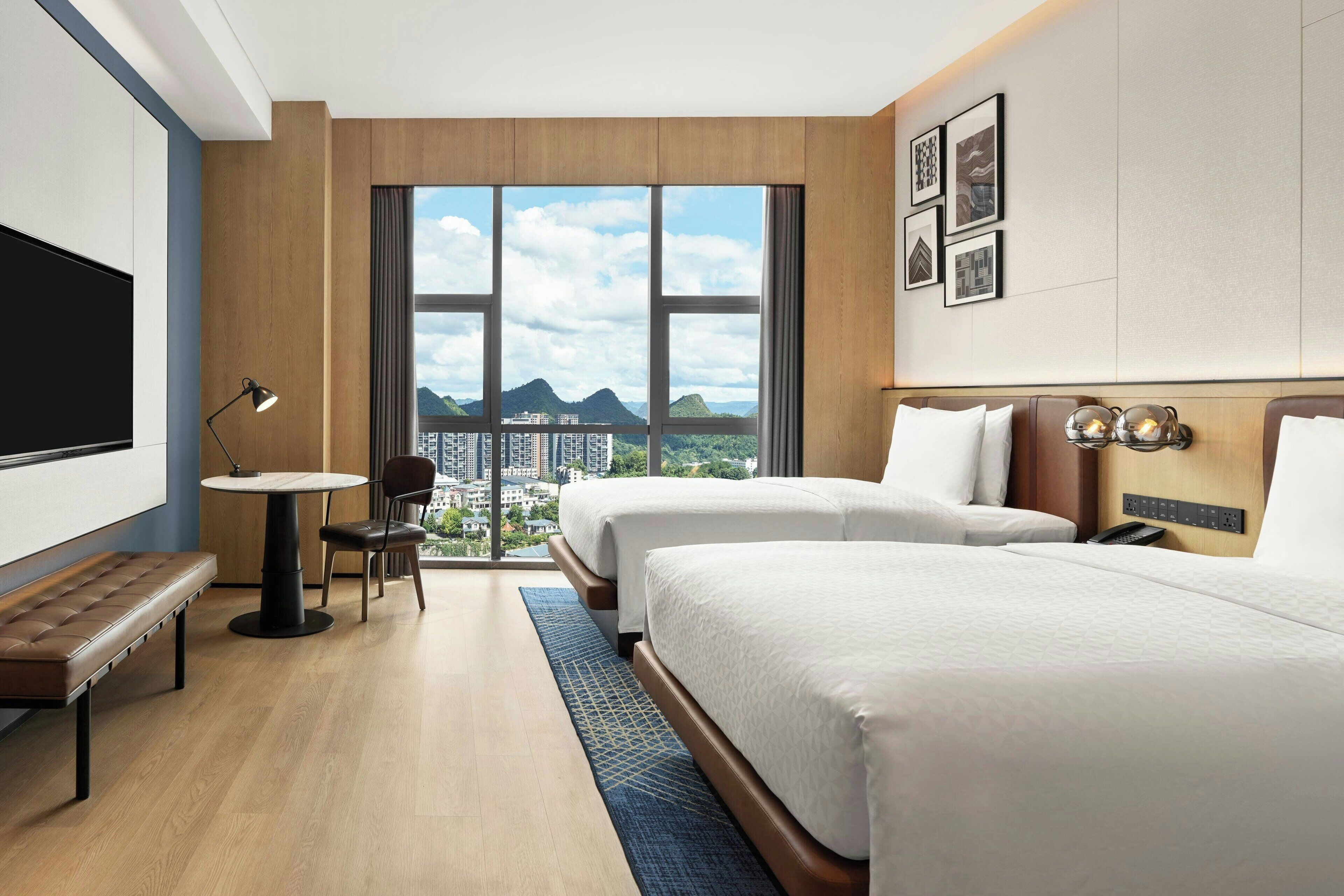 Premier Room, 2 Double Beds, City View