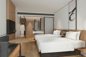 Standard Room, 2 Double Beds, City View