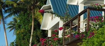 A fusion of classic colonial and cool Mediterranean holiday accommodation