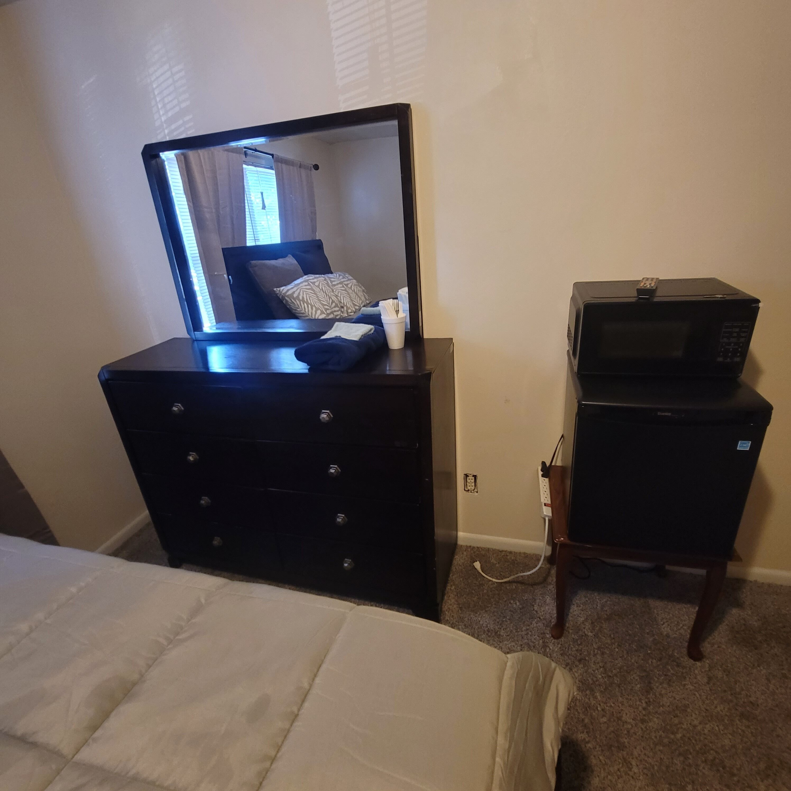 1 soverom, strykejern/-brett og internettilgang