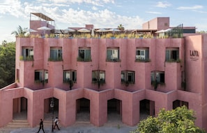 Façade de l’hébergement