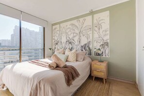 1 chambre, fer et planche à repasser, Wi-Fi, literie fournie