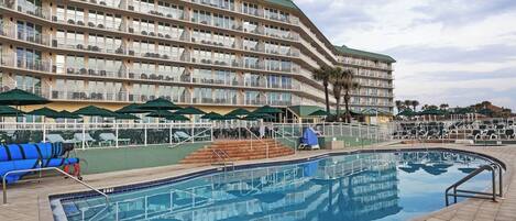 Indoor pool, a heated pool