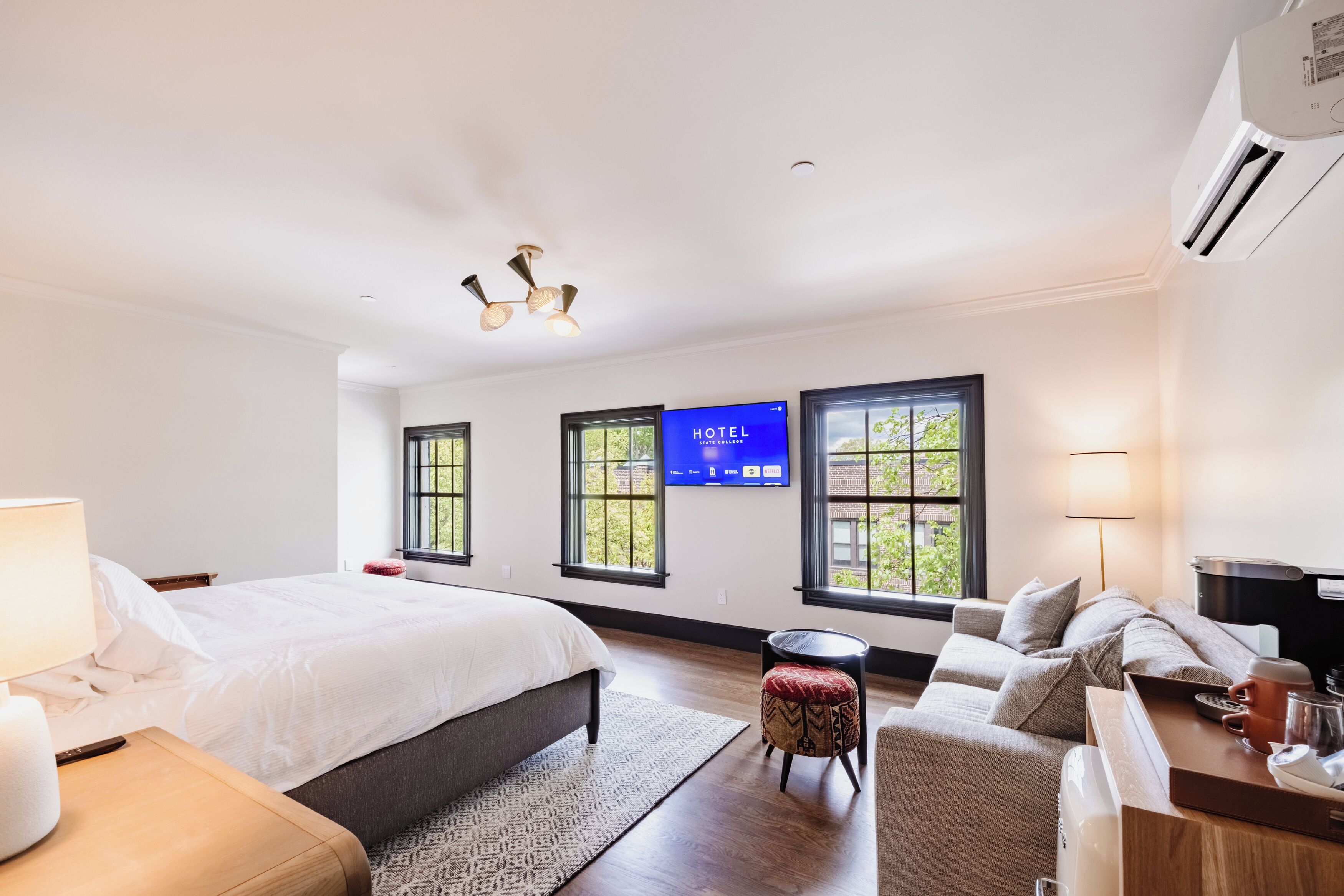 King Suite - Allen View | Individually decorated, individually furnished, blackout drapes