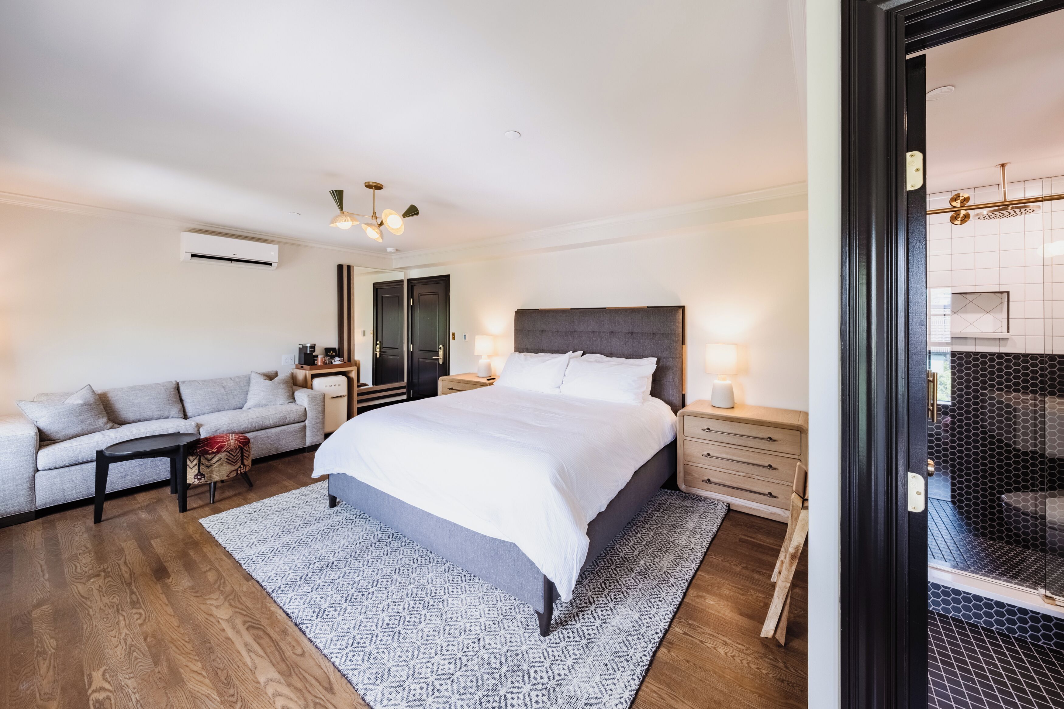 King Suite - Allen View | Individually decorated, individually furnished, blackout drapes