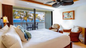 Iron/ironing board, free WiFi, bed sheets - Oceanfront Studio at Lahaina Shores 417 – Stunning Ocean and Sunset Views (Lahaina)