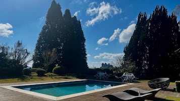 Indoor pool, outdoor pool