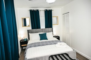 2 bedrooms, iron/ironing board, travel cot, free WiFi