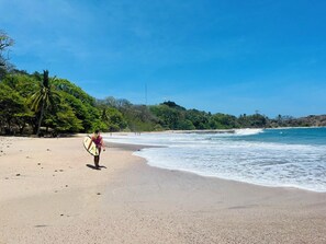 Beach nearby, white sand