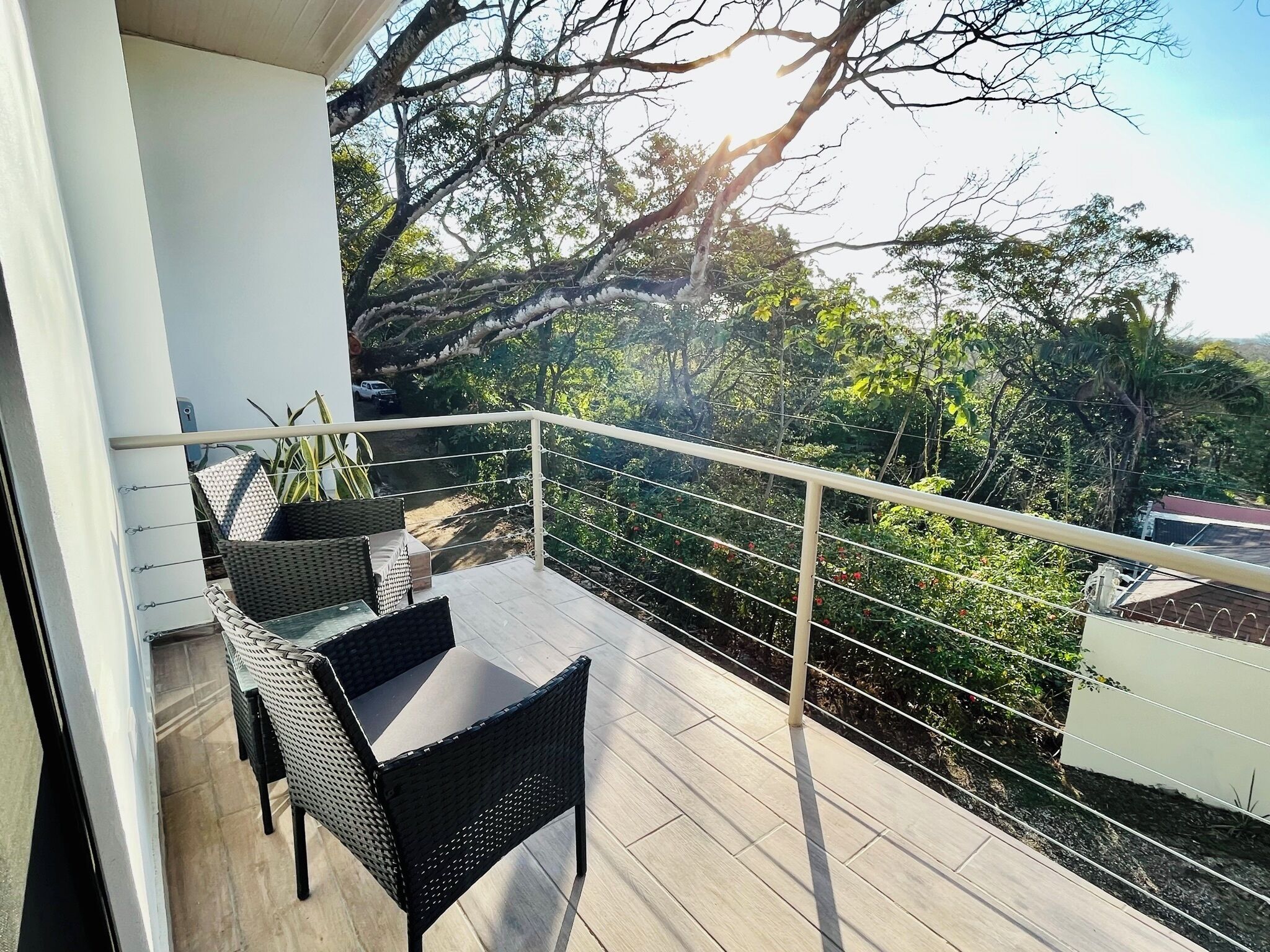 Uitzicht vanuit accommodatie