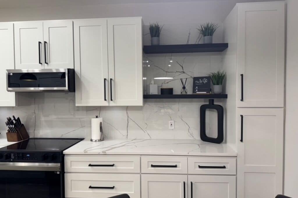 Mikrobølgeovn, kokeplater og oppvaskmaskin