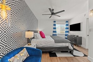 1 غرفة نوم وواي فاي مجانًا وملاءات أسرّة