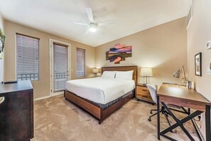 2 bedrooms, desk, iron/ironing board, free WiFi