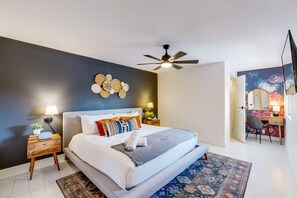 2 chambres, fer et planche à repasser, accès au Wi-Fi (inclus)