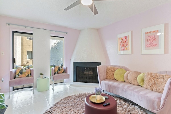 Kick back on the sofa, catch up on your favorite shows on the smart TV, or simply enjoy the company of friends and family in this inviting space.