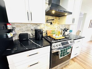 Microwave, oven, stovetop