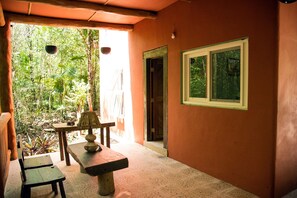 Outdoor dining - Casa Jardín, a Mindfulness stay (Puerto Morelos)