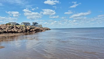 Chaises longues, serviettes de plage
