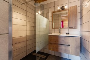 Shower, hair dryer