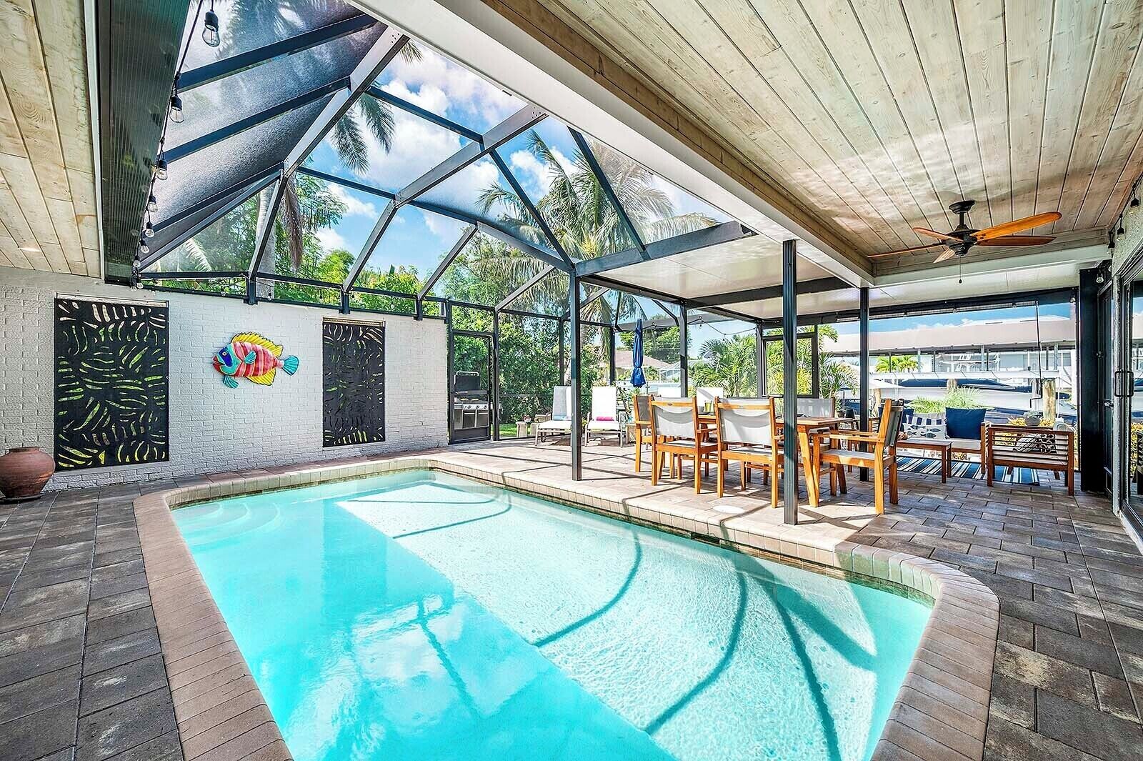 Una piscina climatizada