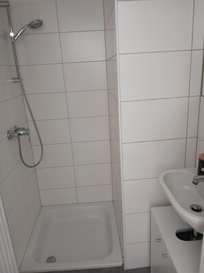Shower, hair dryer