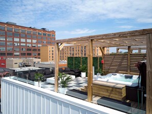 Appartement Penthouse Prestige, vue sur la ville | Terrasse/patio