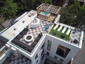 Appartement Penthouse présidentiel, vue sur la ville | Terrasse/patio