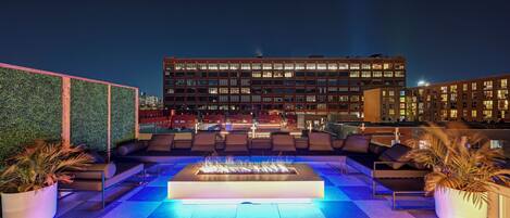 Premier-penthouselejlighed - byudsigt | Terrasse/gårdhave