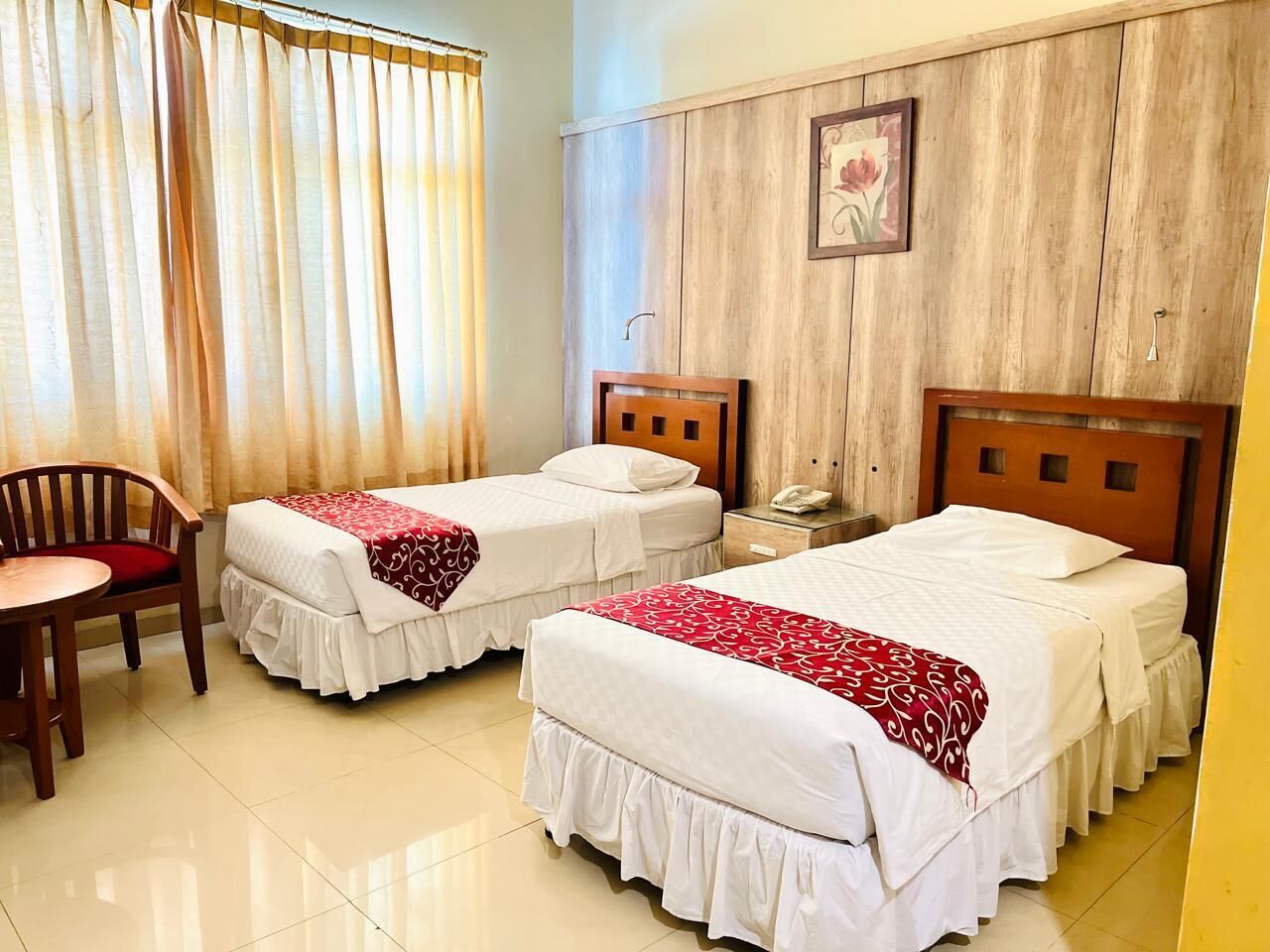 Deluxe Twin Room, City View | Desk, free WiFi