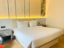 Quarto casal premium | Escrivaninha, Wi-Fi de cortesia