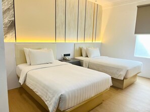 尊荣双床房, 城市景观 | 办公桌、免费 WiFi