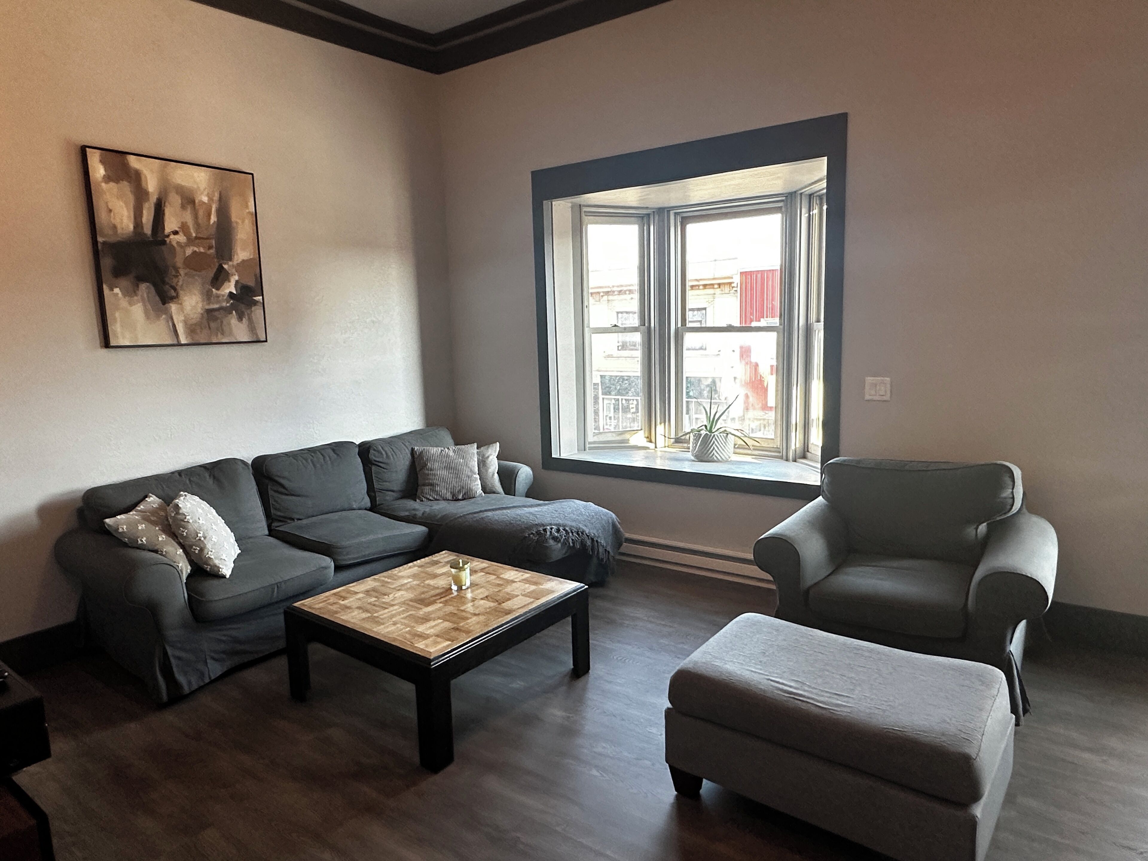 Premium Apartment, City View | Living area