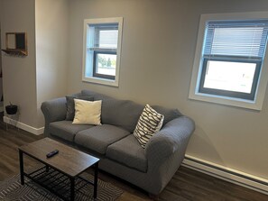 Luxury Apartment, City View | Living area