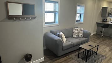 Luxury Apartment, City View | Living area