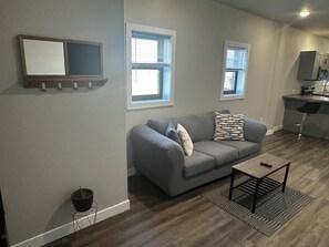 Luxury Apartment, City View | Living area