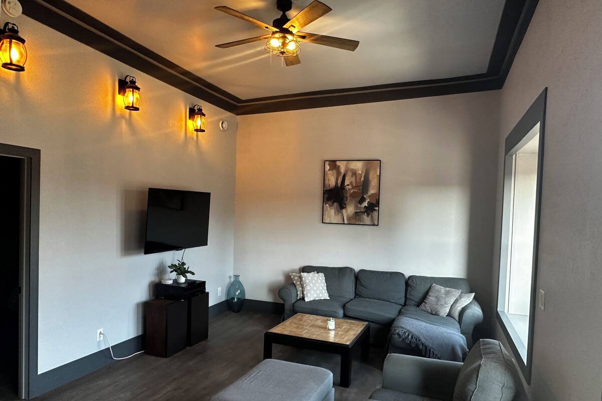 Premium Apartment, City View | Living area