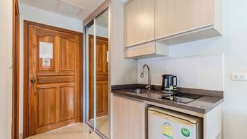 Appartement, balkon | Privékeuken