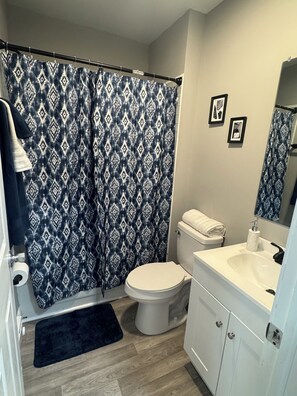 Towels, soap, toilet paper