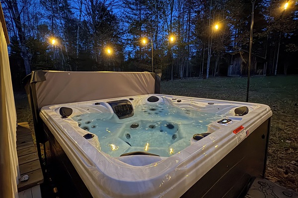 Baignoire à remous extérieure
