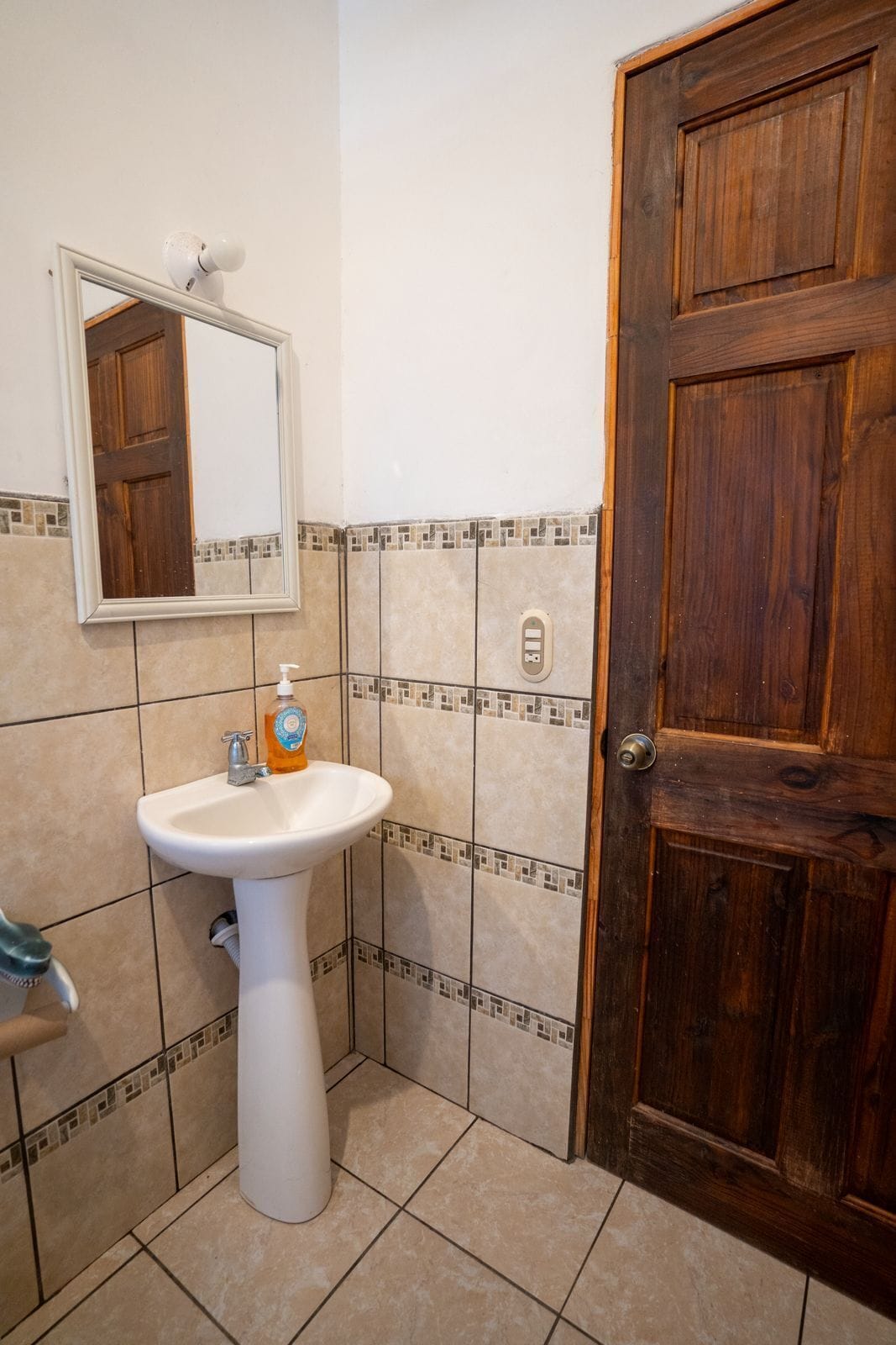 Familienhaus, Poolblick | Badezimmer