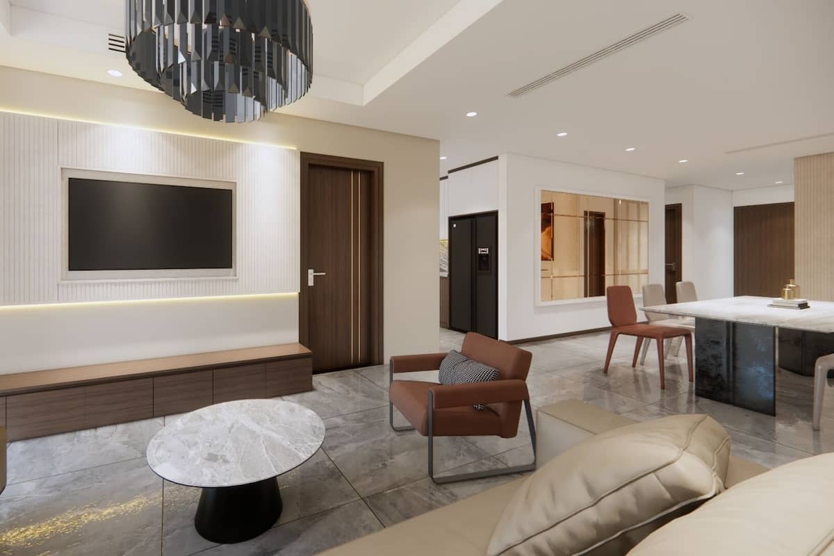 Grand Studio Suite, 3 Bedrooms | In-room safe, desk, laptop workspace, soundproofing