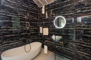 Villa, 3 Bedrooms, Private Pool | Bathroom | Shower, free toiletries, hair dryer, towels