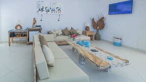 Villa, 3 soverom, privat basseng | Oppholdsområde