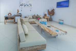 别墅, 3 间卧室, 私人游泳池 | 起居区