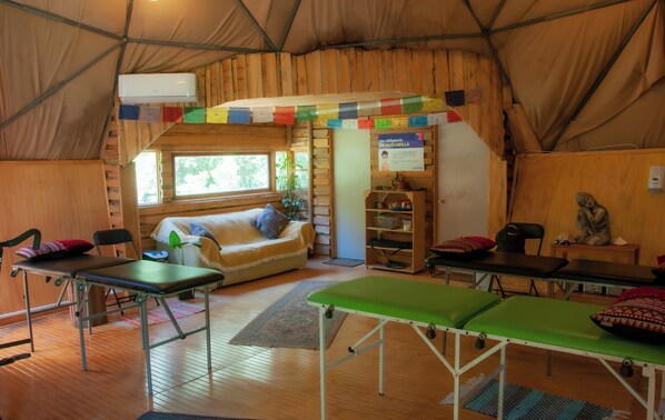 Sportmassages, 1 behandelingsruimte, massagebehandelingen