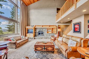 TV, fireplace, video games, offices