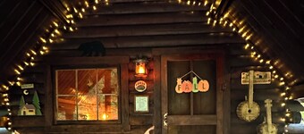 Rustic cabin, tin roof, forest getaway! 