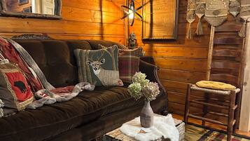 Smart TV y chimenea