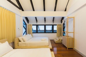 5 habitaciones, tabla de planchar con plancha, wifi y ropa de cama 
