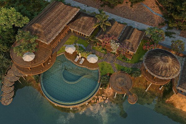 Voorkant van accommodatie